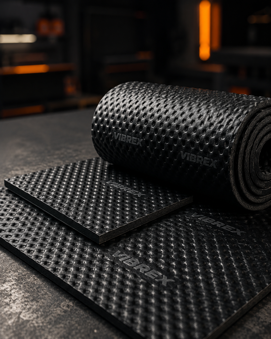 Vibrex sound and vibration damping material